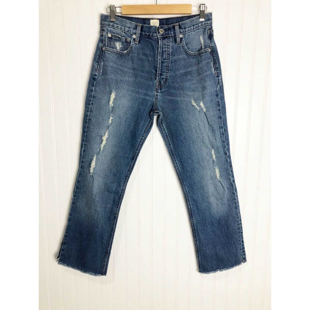 Gap Cone High Button Fly Straight Jeans 28 Tall